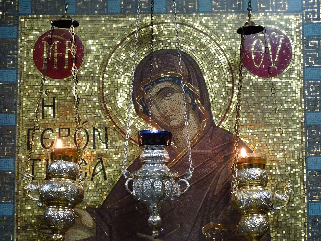 Virgin Mary Icon - Dormition of the Theotokos Cathedral - Varna - Bulgaria