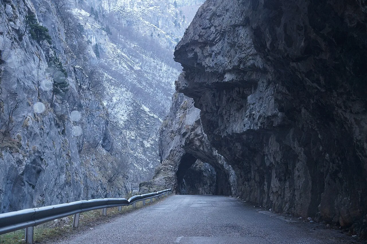 Tunnel in Rugova Canyon (WPWTR, Kosovo