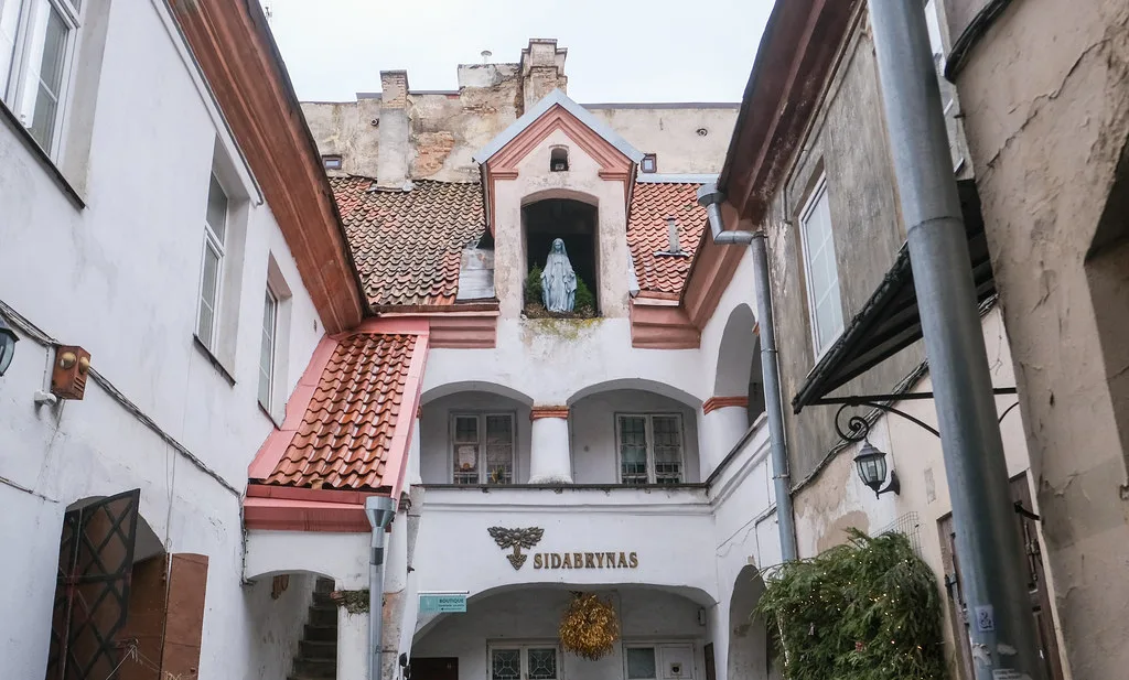House in Vilnius Old Town, Lithuania