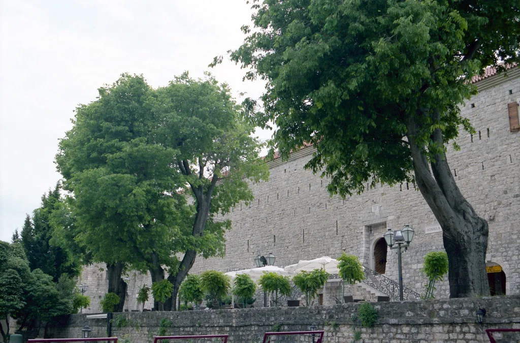 Budva Citadel walls