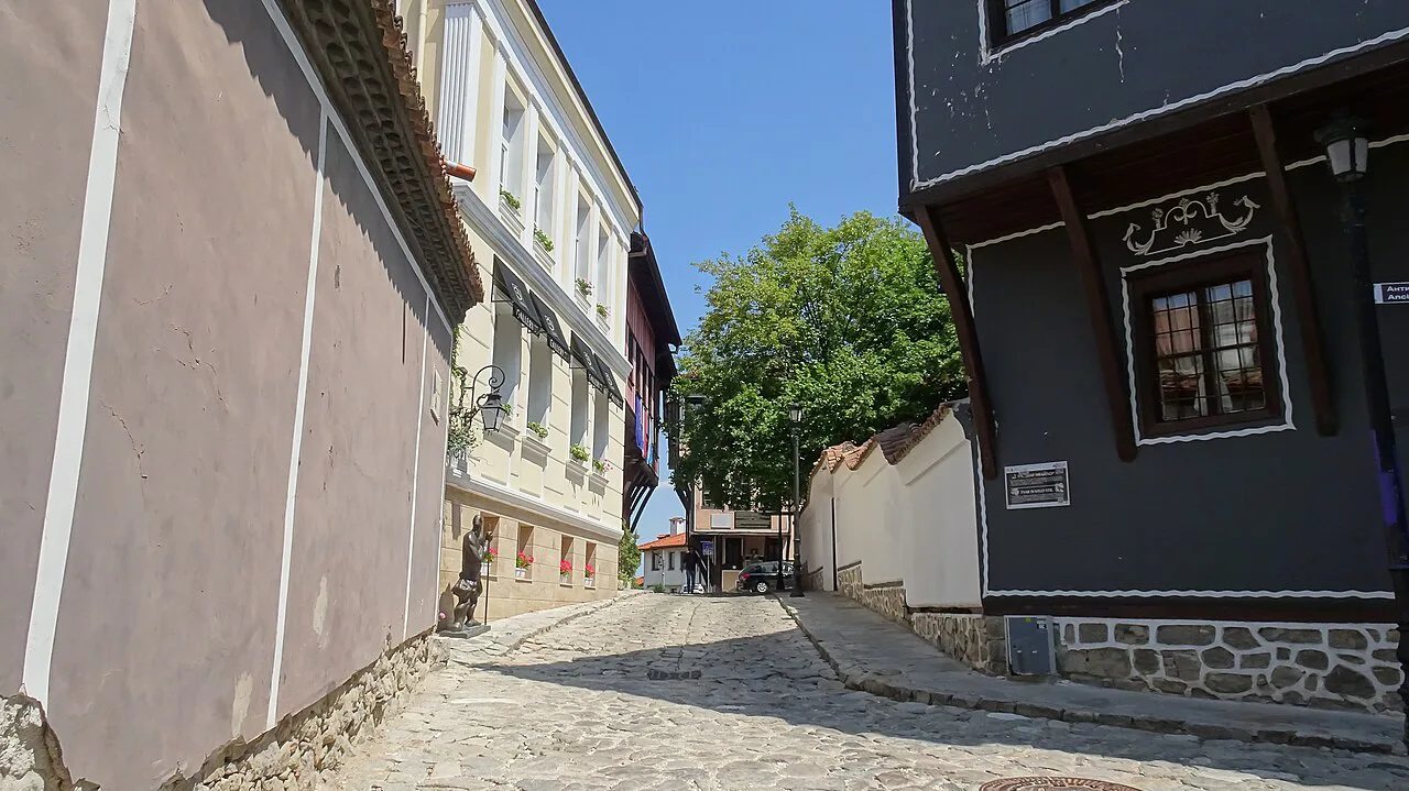 Plovdiv old town July, Bulgaria