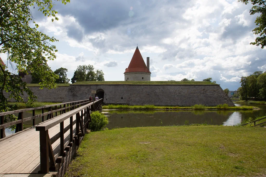 The castle of Kuressaare, Estonia
