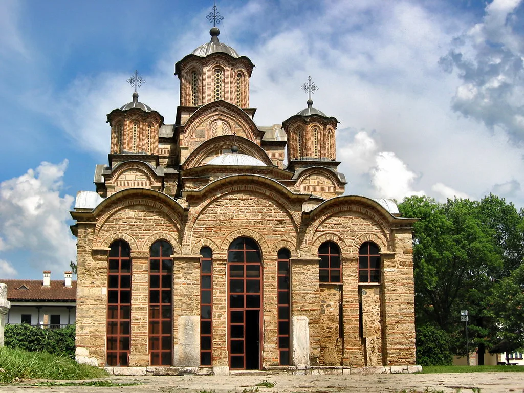Le monastère de Gracanica, Kosovo