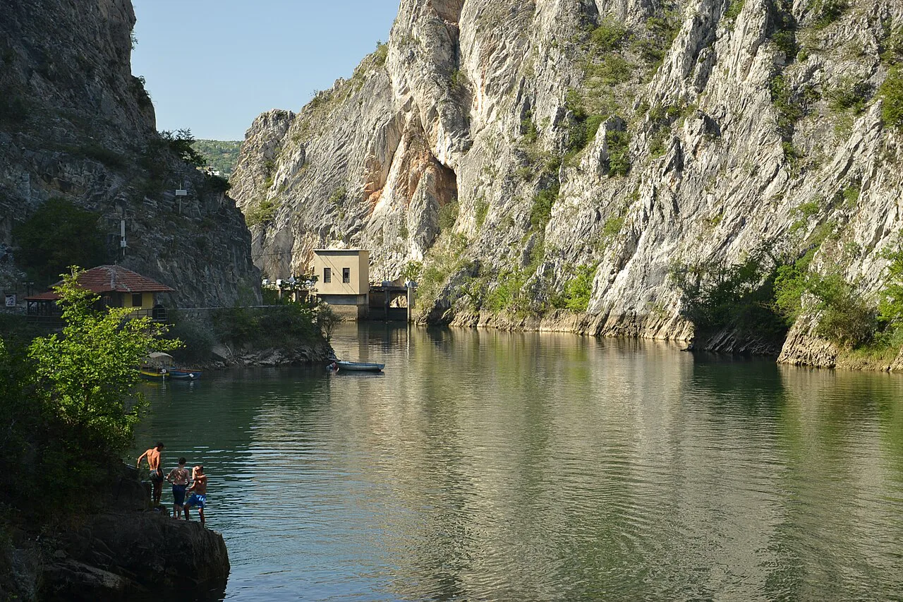 Matka (Матка) canyon - dam, North Macedonia