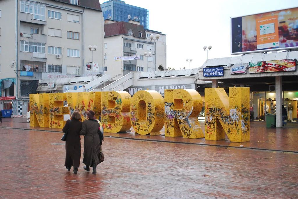 Newborn Monument Pristina, Kosovo
