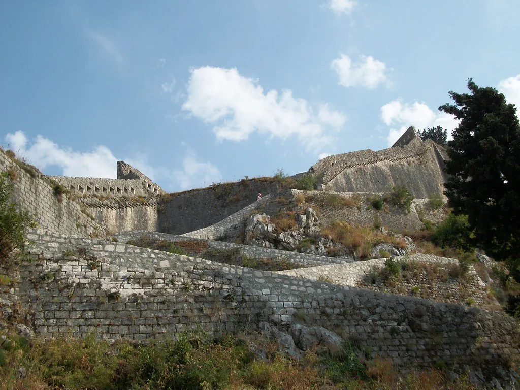 Climbing Kotor fortress