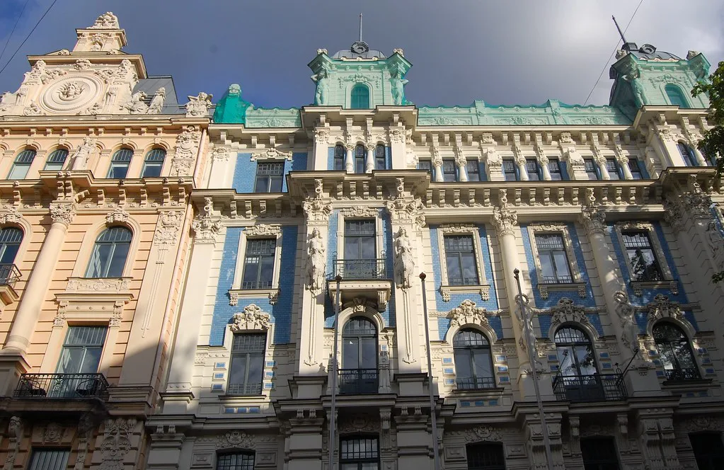 Art nouveau architecture in Riga, Latvia