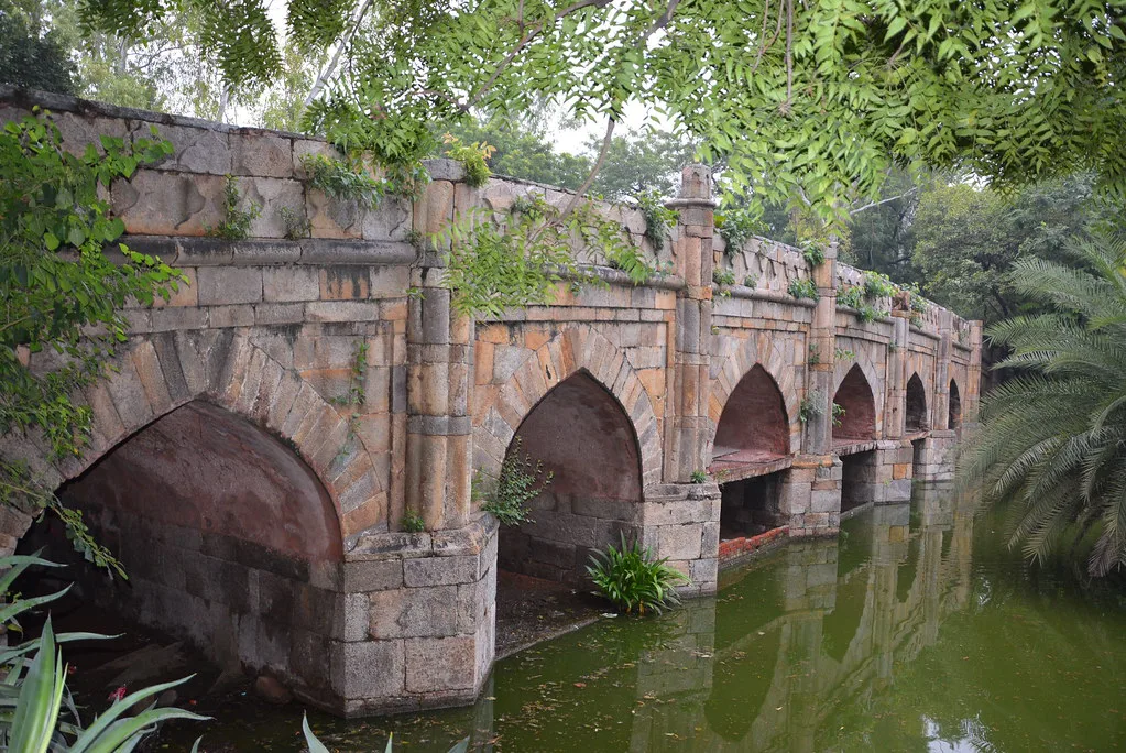 'Athpula' - Bridge (pula) with 8 ('ath') arches - Lodi Gardens, Delhi