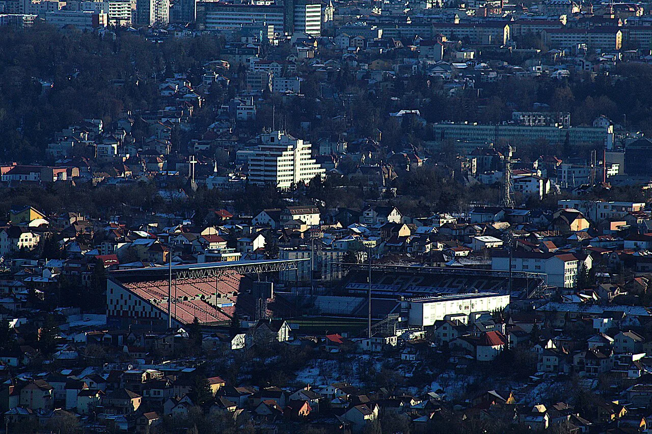 View of Gruia District. Cluj-Napoca, Romania