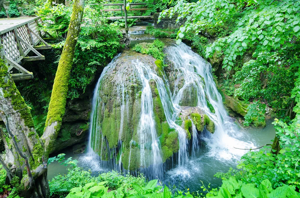 Waterfalls Bigar, one of the most beautiful waterfalls in the world, Romania