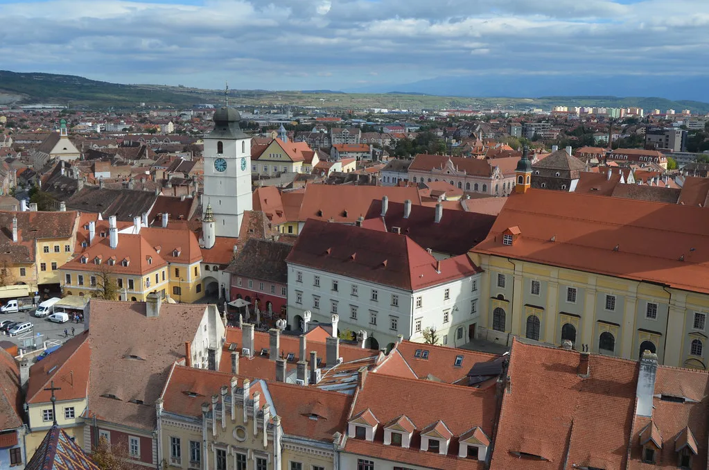 The rooftops of Sibiu I, Romania