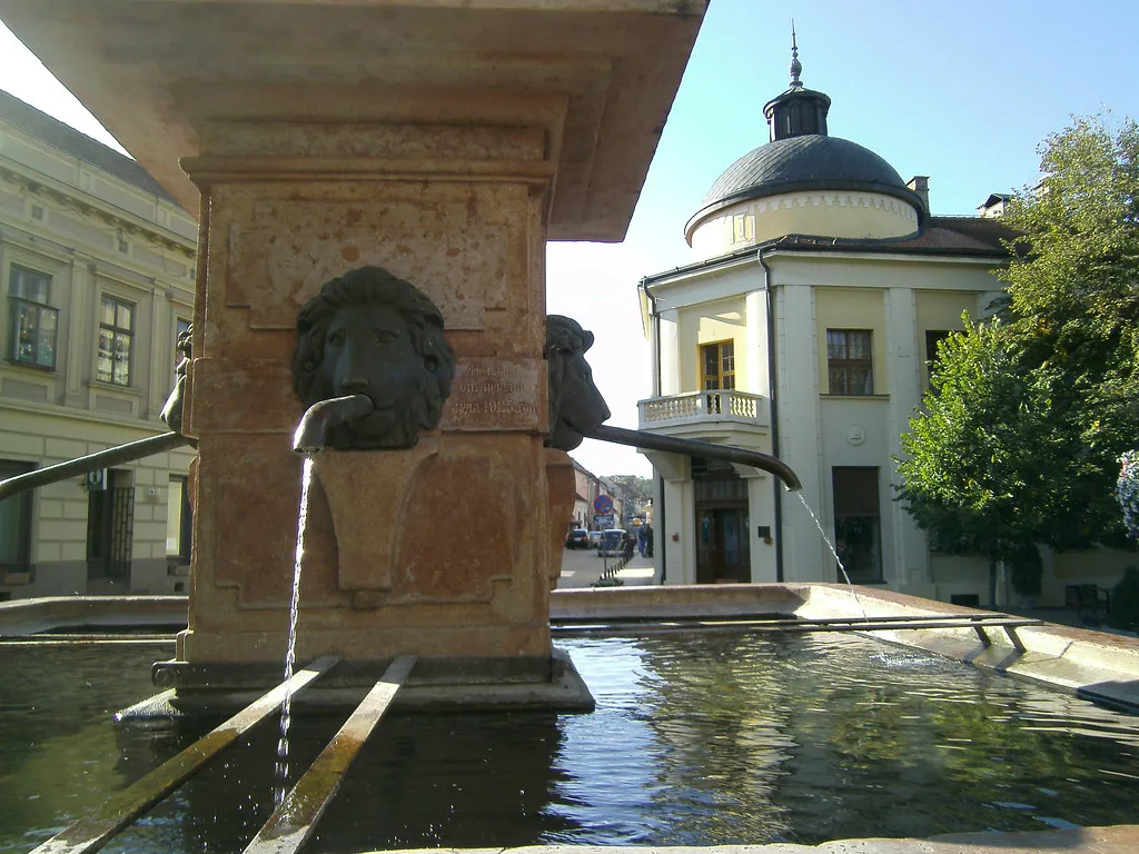 Four Lion Fountain Sremski Karlovci Serbia
