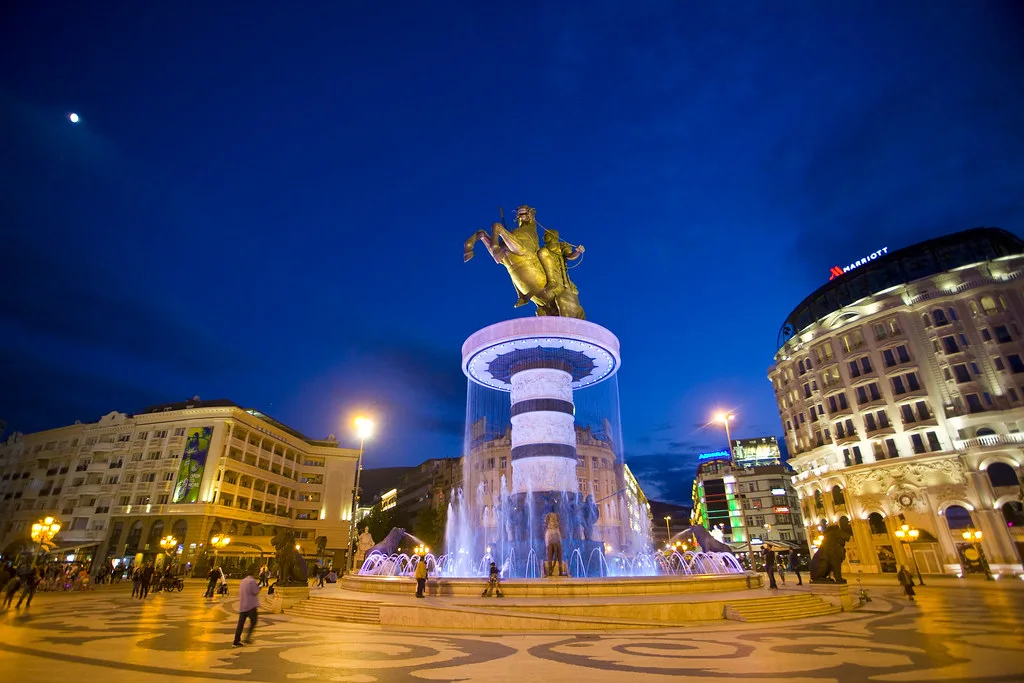 Macedonia Square, Skopje