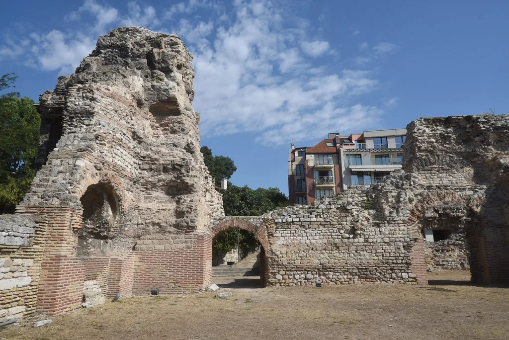 The Roman Baths of Odessus, built in the 2nd century AD, Moesia Inferior, Varna, Bulgaria