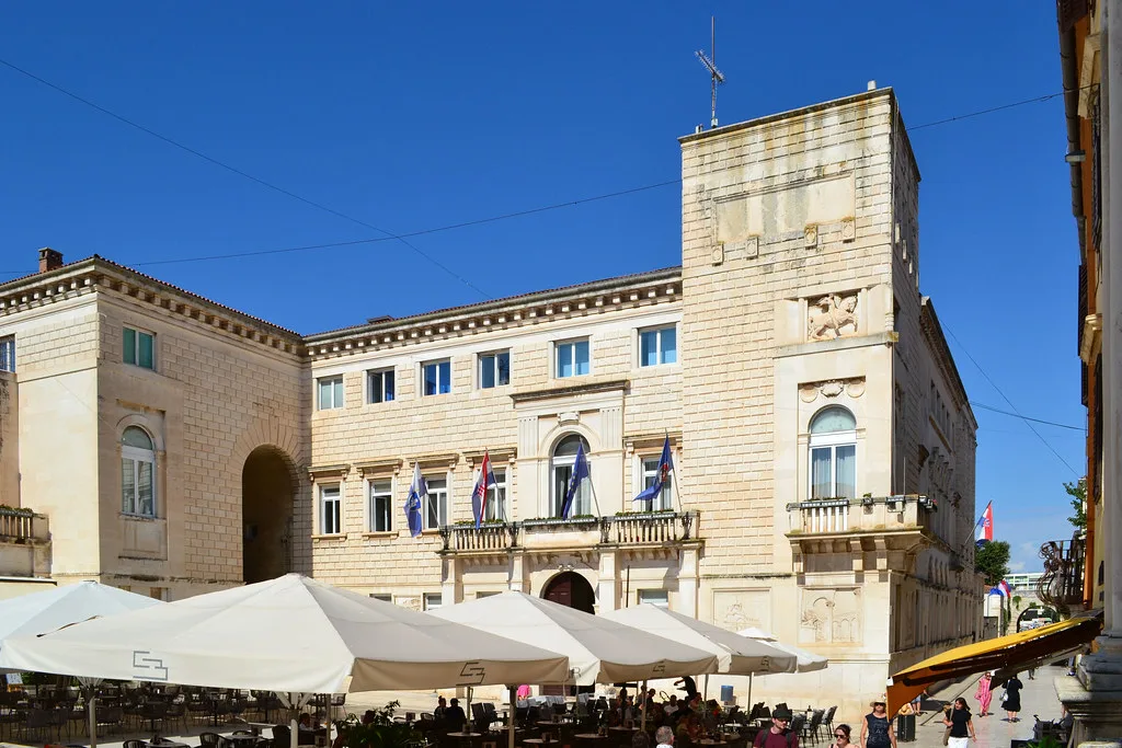 People's Square in Zadar, Croatia 8-31- DxOVP